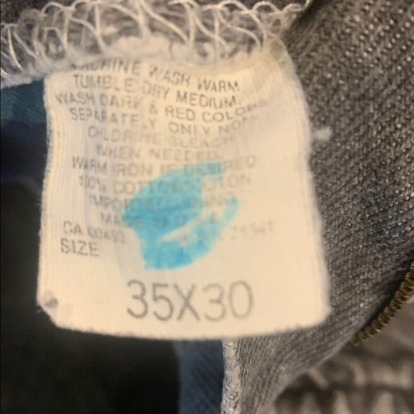 L.L. Bean Men's Flannel Lined Jeans 35x30 - Picture 9 of 9